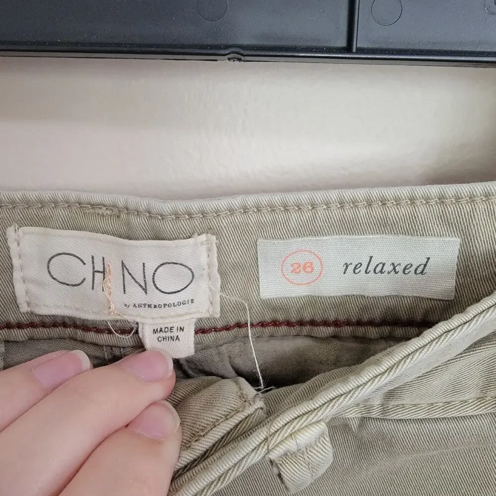 Chino by Anthropologie Tan Shorts Size 26